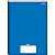 Caderno brochurao (capa dura) Stiff 96 Folhas Azul - Jandaia - Imagem 1