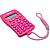Calculadora de Bolso 8 Dígitos Rosa com Cordão e Bateria - Leonora - Imagem 2
