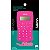 Calculadora de Bolso 8 Dígitos Rosa com Cordão e Bateria - Leonora - Imagem 3