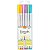 Caneta com Ponta Porosa Finemarker Pastel 1.0 mm com 6 - Brw - Imagem 1