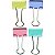 Prendedor de Papel Jocar Binder 19 mm Colorido - Leonora - Imagem 2