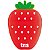 Borracha Decorada Tris Morango com Tampa e Aroma - Summit - Imagem 3