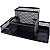 Acessório para Mesa Aramado Porta Objetos Preto - Kit - Imagem 1