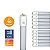 Kit 10 Lâmpadas Led Tubular 40w  Ho T8 6500k 240cm Bivolt - Imagem 1