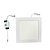 Painel LED Quadrado Embutir 12w 3000k Branco Quente Ultraluz - 17x17 - Imagem 1