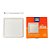 Painel LED Quadrado Sobrepor 18w 3000k Branco Quente Ultraluz - 22x22 - Imagem 7