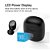 Fone De Ouvido Intra Auricular Bluetooth Skeipod E66 TWS com Cancelamento de Ruído Preto - Imagem 3