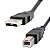 Cabo USB de 1,5 Metros AM+BM Filtro contra Interferências para Impressoras - Imagem 1