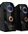 Caixa de Som Estéreo Combat Gaming S68 5W RGB Preto ARG-SP-1068BK - Imagem 3