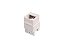 Conector Keystone RJ45 Cat.6 Branco - WT-2002 - Secom - Imagem 1