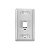 ESPELHO PLASTICO 4X2 P/ 1 RJ-45 - Imagem 4