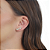 BRINCO EAR CUFF FLORES, CRAVEJADO EM ZIRCÕNIAS E BANHO DE OURO 18K - Imagem 1