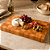 Tábua De Corte Madeira Maciça 33x25cm Gourmet Stevano - Imagem 6