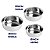 Conjunto Kit de 3 peças Tigelas Bowl Inox Essence - Imagem 3