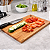 Tábua De Corte Madeira Maciça Cozinha Carne Legumes 34x22cm Essence - Imagem 6