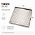 Grelha Churrasco Inox 45x45 Encaixe Espeto Universal Desmontável Kort - Imagem 2