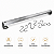 Barra Organizador Cozinha Parede Aço Inox 40cm 6 Ganchos Haus - Imagem 4