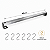 Barra Organizador Cozinha Parede Aço Inox 40cm 6 Ganchos Haus - Imagem 2