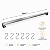 Barra Organizador Cozinha Parede Aço Inox 55cm 6 Ganchos Haus - Imagem 2