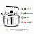 Chaleira Tradicional Aço Inox 2 Litros Domama Prime - Imagem 7