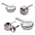 Queimador Fogareiro com Abafador Inox para Rechaud Fondue Prime -PEQUENO - Imagem 3