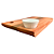 Tábua Servir Hambúrguer Lanches com Molheira Essence 27x15cm - Imagem 3