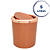 Lixeira Com Tampa Basculante para Banheiro Cozinha 5Litros Haus Rose - Imagem 3