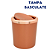 Lixeira Com Tampa Basculante para Banheiro Cozinha 5Litros Haus Rose - Imagem 5