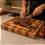 Tábua Churrasco Invertida C/ Faca 40x30cm Stevano Kort - Imagem 2