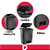 Lixeira com Pedal 25L Haus Preta - Imagem 4