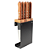 Porta Facas de Parede Design Moderno Black - Imagem 3