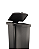 Lixeira com Pedal 50L Haus Preta - Design e Alta Qualidade - Imagem 3