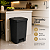 Lixeira com Pedal 50 Litros Preta Cozinha Grande Resistente Haus - Imagem 3