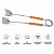 Pegador Para Churrasco 46cm Aço Inox Profissional Grelha Kort - Imagem 4