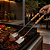 Pegador Para Churrasco 46cm Aço Inox Profissional Grelha Kort - Imagem 5