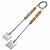 Pegador Para Churrasco 46cm Aço Inox Profissional Grelha Kort - Imagem 1