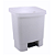 Lixeira Com Pedal 25l Haus Branca Design E Alta Qualidade - Imagem 1