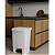 Lixeira Com Pedal 25l Haus Branca Design E Alta Qualidade - Imagem 2