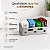 Kit 10 Suportes Porta Sachês Inox Açúcar Adoçante Mesa Café Prime - Imagem 4