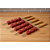 Kit 5 Mini Espetos para Churrasco 40cm Aço Inox Kort - Imagem 2