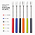 Kit 6 Garfos Para Fondue Inox 23cm Cabo Colorido Reposição Utily - Imagem 4