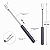 Kit 6 Garfos Para Fondue Inox 23cm Cabo Colorido Reposição Utily - Imagem 3
