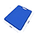 Tábua de Corte Plástica Prime 40x30cm Placa Cozinha Resistente Cor Azul - Imagem 4