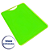 Tábua de Corte Plástica Prime 40x30cm Placa Cozinha Resistente Cor Verde - Imagem 4