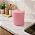 Kit 2 Lixeira 5L Rosa Tampa Banheiro Cozinha Compacta Haus - Imagem 4