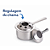 Kit 3 Queimadores Fogareiro com Abafador Inox para Rechaud Fondue Prime - Imagem 3