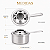 Kit 3 Queimadores Inox Para Rechaud E Fondue Grande Profissional - Imagem 3