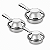 Kit 3 Queimadores Inox Rechaud Fondue Espiriteira Profissional Prime - Imagem 1