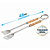 Kit Churrasco Pegador 46cm + Grelha Inox Profissional Kort - Imagem 4