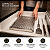 Kit Churrasco Grelha Inox 29x39 + Pegador 46cm Profissional Kort - Imagem 6